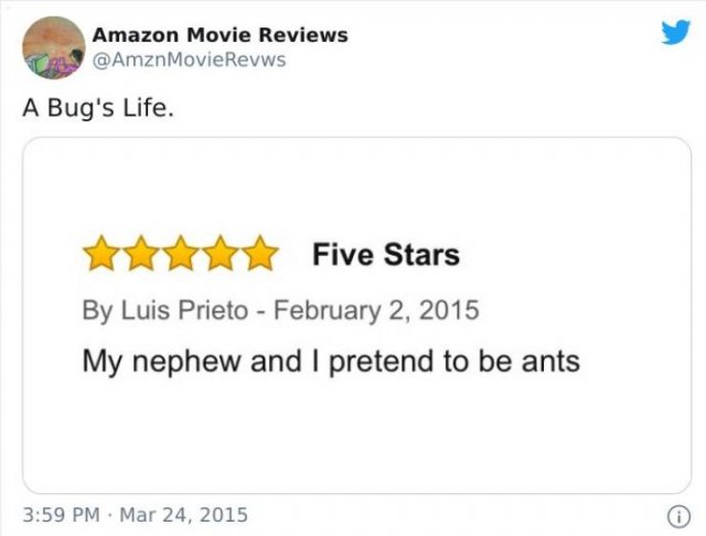 Amazon Movie Reviews (30 pics)