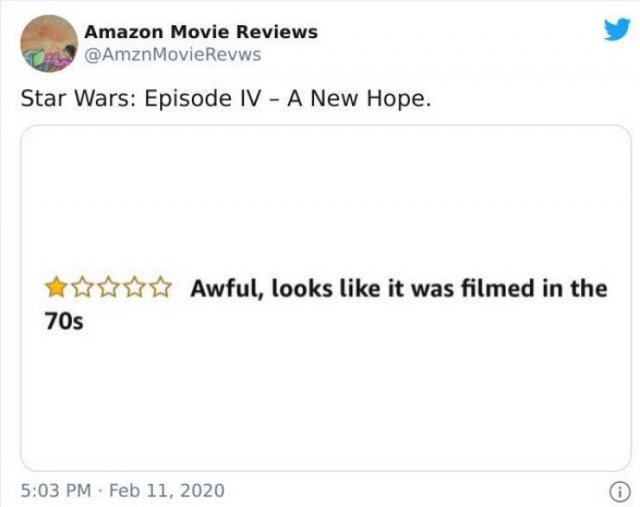 Amazon Movie Reviews (30 pics)