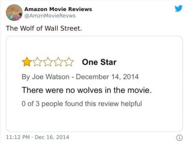 Amazon Movie Reviews (30 pics)