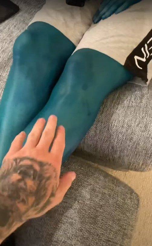 'Smurf Prank': A Guy Dyed His Girlfriend In Blue Color (9 pics)