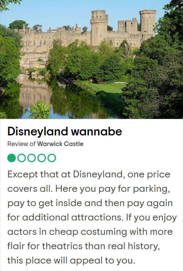 Bad Reviews Of UK Tourist Attractions (25 pics)