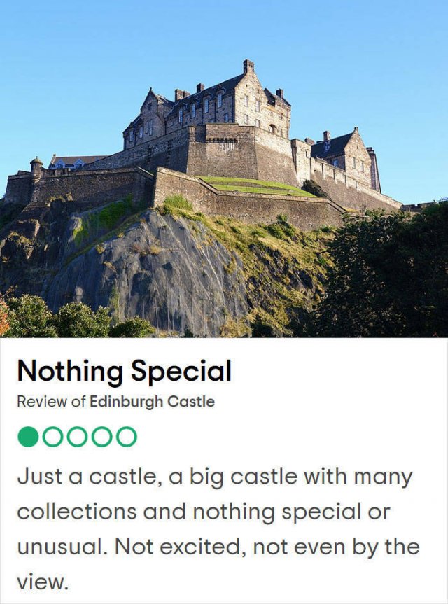 Bad Reviews Of UK Tourist Attractions (25 pics)