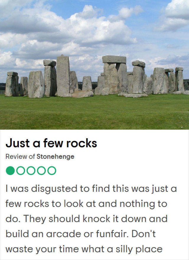 Bad Reviews Of UK Tourist Attractions (25 pics)