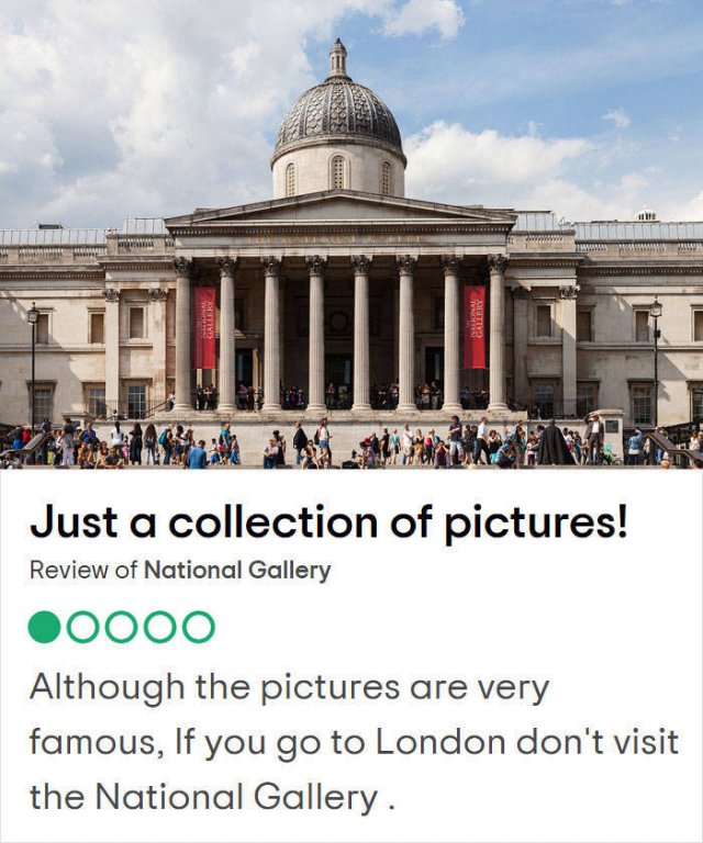 Bad Reviews Of UK Tourist Attractions (25 pics)