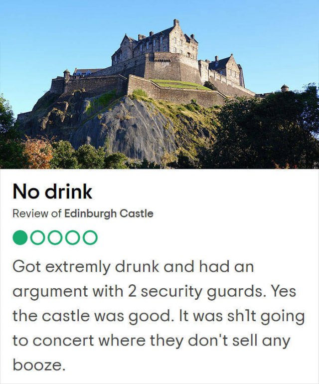 Bad Reviews Of UK Tourist Attractions (25 pics)