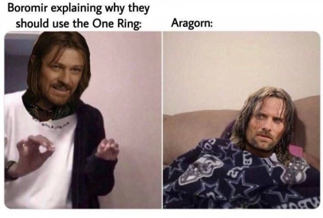 LOTR Memes (24 pics)