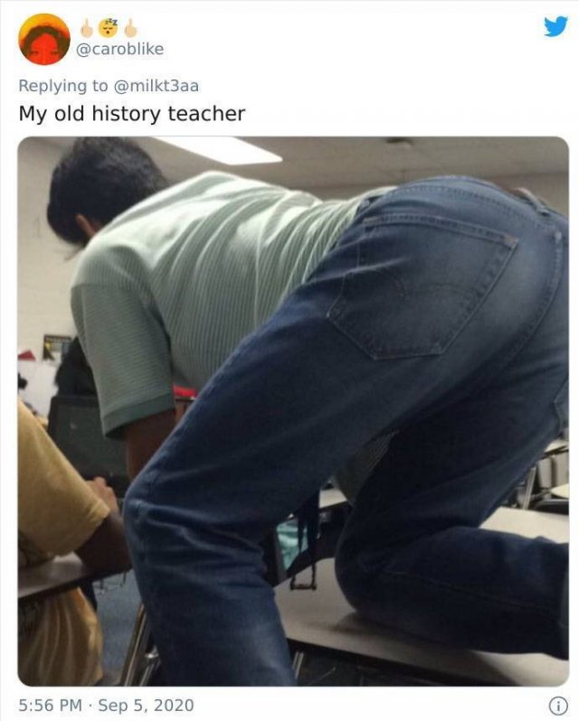 Teachers Weird Leaning Positions (26 pics)