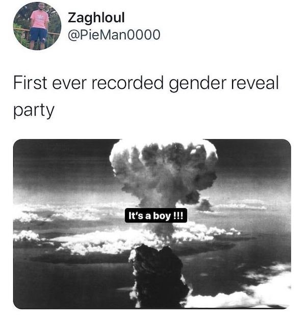 gender reveal meme