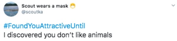 'Found You Attractive Until' Tweets (24 pics)