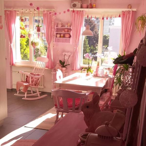 This 32-Year-Old Swiss Teacher Is Obsessed With Pink Color (21 pics)
