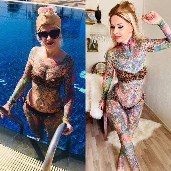 Kerstin Tristan Spent Over 30 Thousand Euro On Bright Tattoos (20 pics)