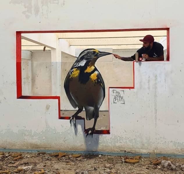 3D-Graffiti By Sergio Odeith (30 pics)