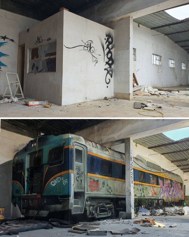 3D-Graffiti By Sergio Odeith (30 pics)