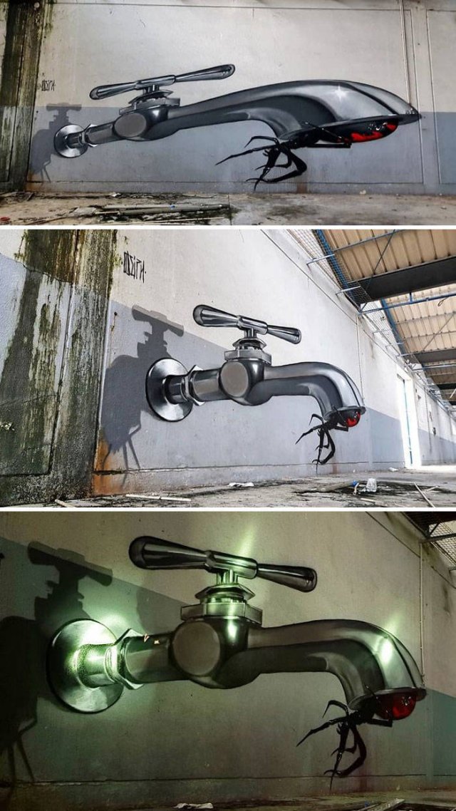 3D-Graffiti By Sergio Odeith (30 pics)
