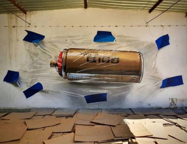 3D-Graffiti By Sergio Odeith (30 pics)