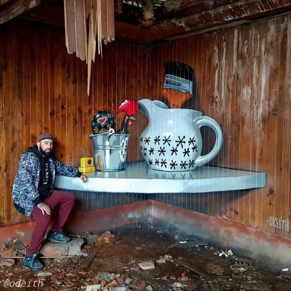 3D-Graffiti By Sergio Odeith (30 pics)