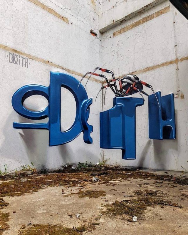 3D-Graffiti By Sergio Odeith (30 pics)