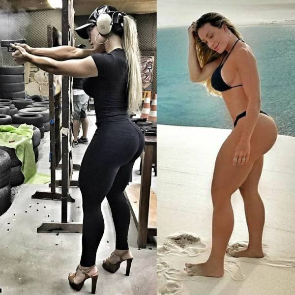 Girls With And Without Uniform (35 pics)