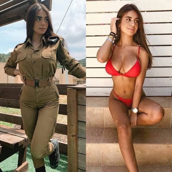 Girls With And Without Uniform (35 pics)