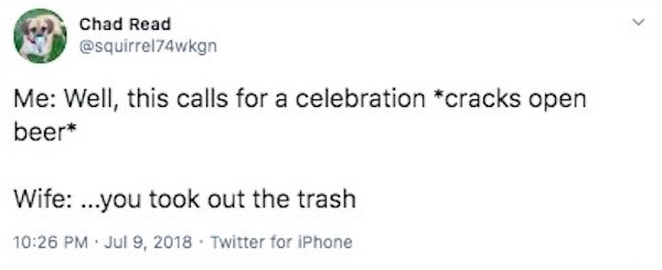Marriage Tweets About Cleaning (27 pics)