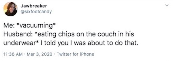 Marriage Tweets About Cleaning (27 pics)