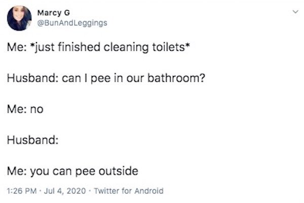 Marriage Tweets About Cleaning (27 pics)