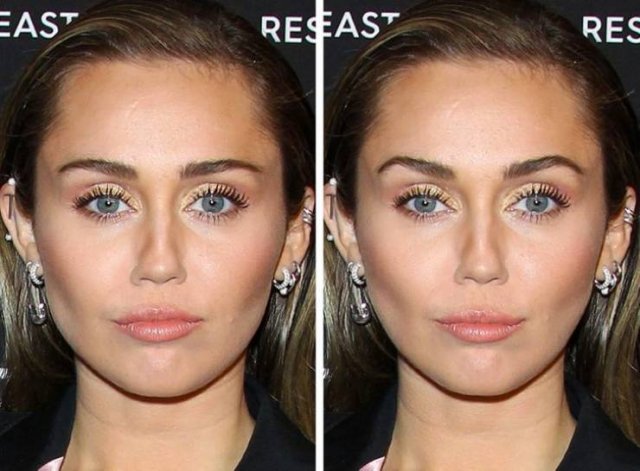 Celebrities Faces Changed To Fit The Golden Ratio Standard (20 pics)