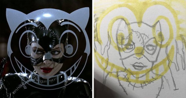This Girl Creates Simple Drawings Of Movie Scenes (28 pics)
