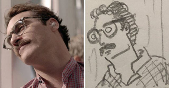 This Girl Creates Simple Drawings Of Movie Scenes (28 pics)