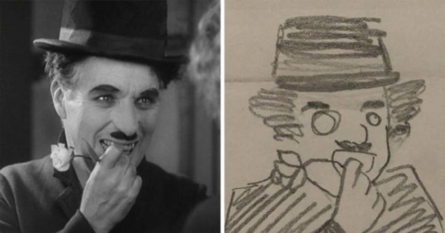 This Girl Creates Simple Drawings Of Movie Scenes (28 pics)