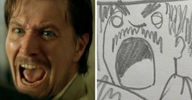 This Girl Creates Simple Drawings Of Movie Scenes (28 pics)