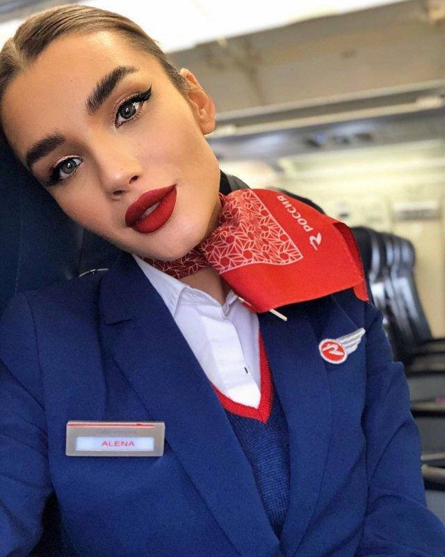 Russian Stewardess Alena Glukhova (22 pics)