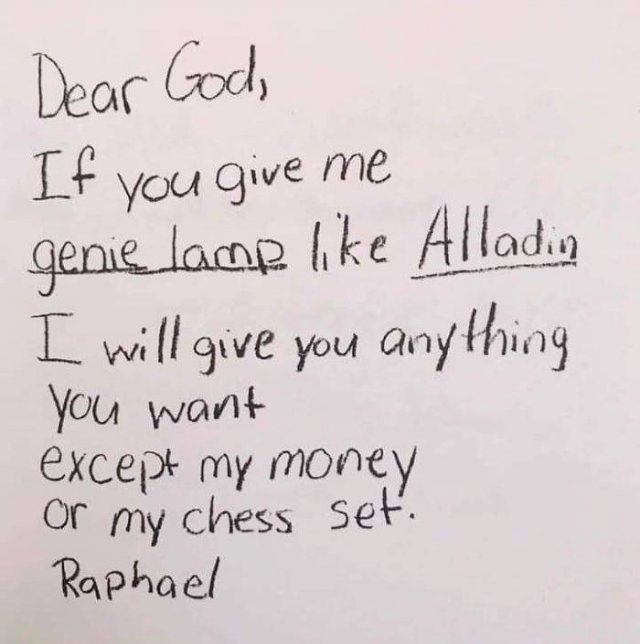 Questions To God By 3rd Grade Students (22 pics)