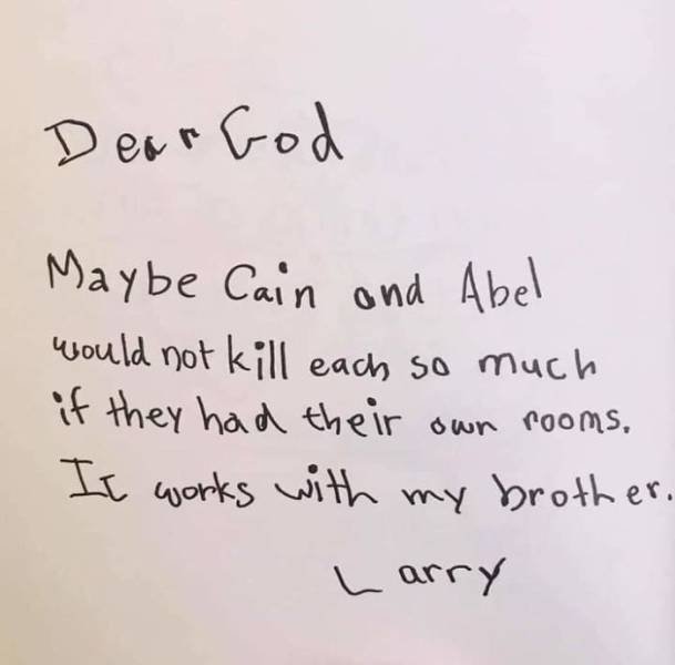 Questions To God By 3rd Grade Students (22 pics)