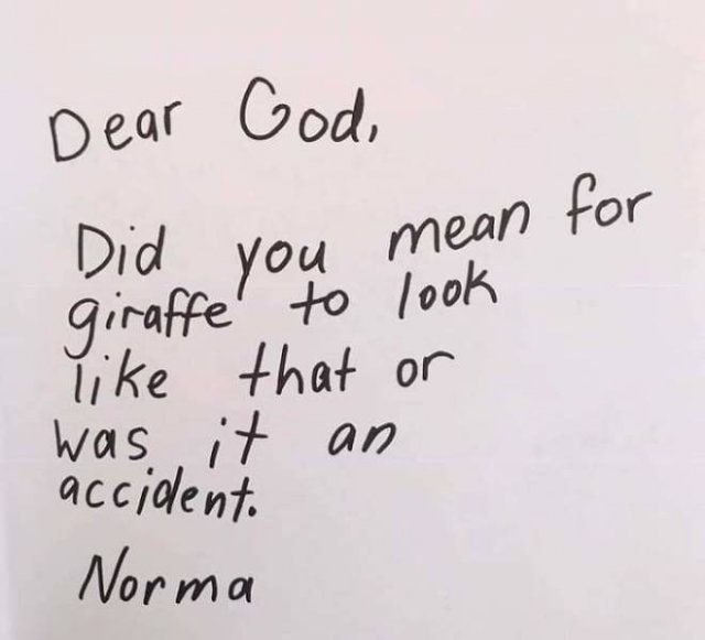 Questions To God By 3rd Grade Students (22 pics)