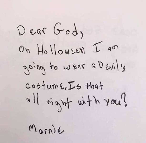 Questions To God By 3rd Grade Students (22 pics)