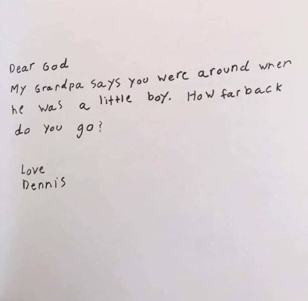 Questions To God By 3rd Grade Students (22 pics)