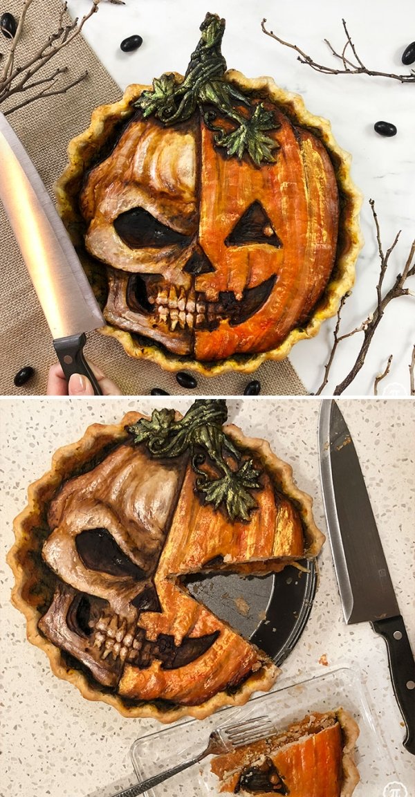 Amazing Halloween Pies (24 pics)