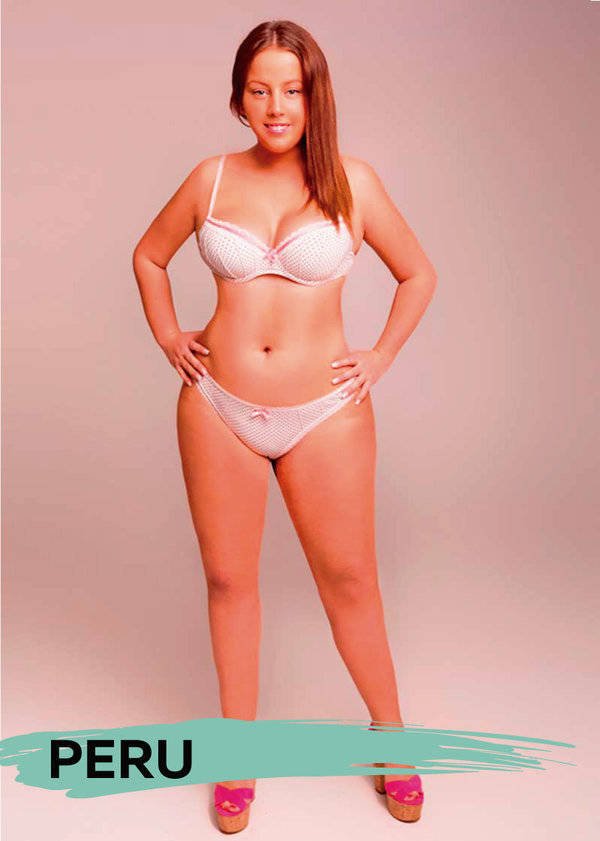 Graphic Designers Show How Ideal Woman Body Would Look In Different Countries (18 pics)