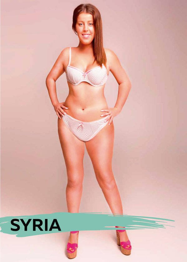 Graphic Designers Show How Ideal Woman Body Would Look In Different Countries (18 pics)