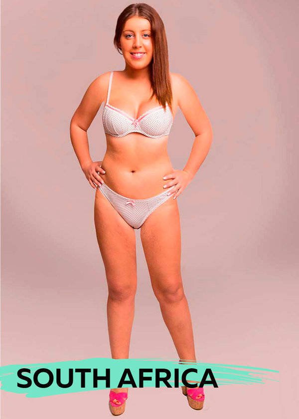 Graphic Designers Show How Ideal Woman Body Would Look In Different Countries (18 pics)