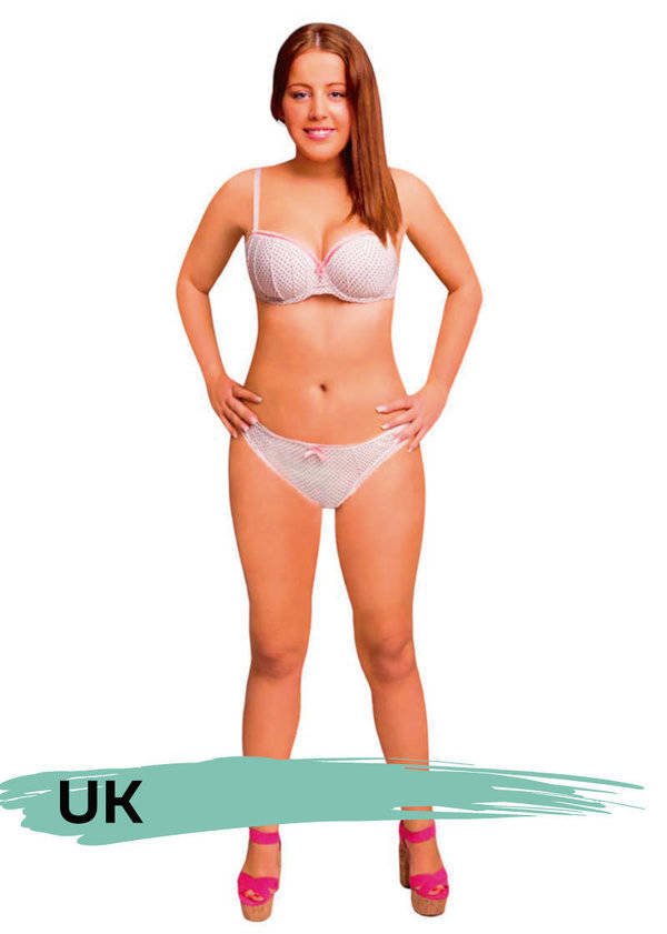 Graphic Designers Show How Ideal Woman Body Would Look In Different Countries (18 pics)