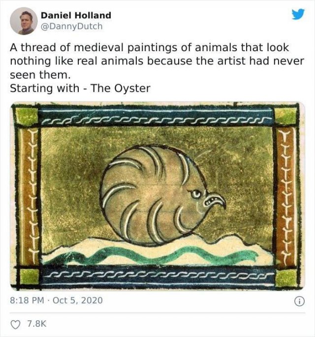 Medieval Animals Paintings (17 pics)