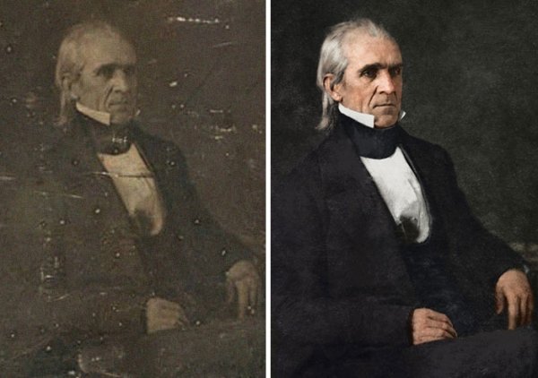 This Artists Restores And Colorizes Photos Of US Presidents (24 pics)