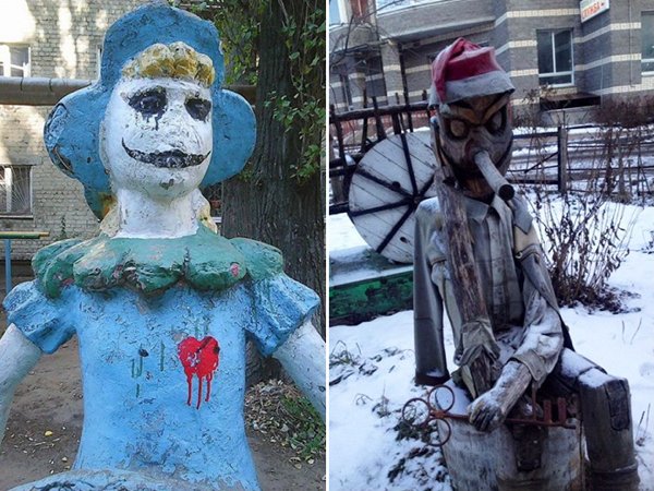 Sad And Scary Playgrounds (35 pics)
