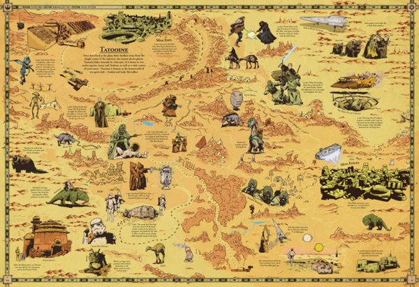 Fictional Places Maps (25 pics)