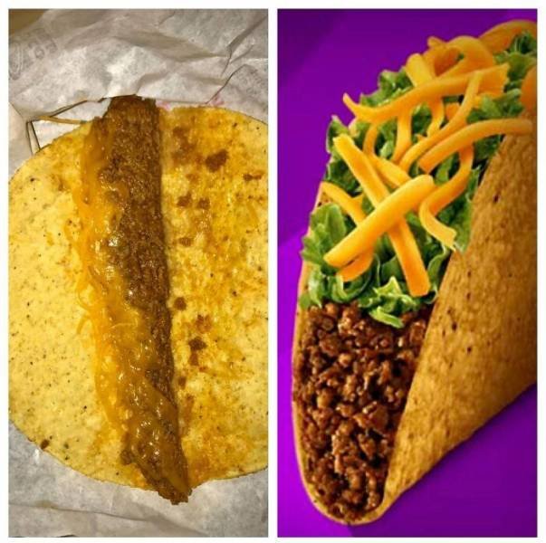 Restaurant Food: Expectation And Reality (30 pics)