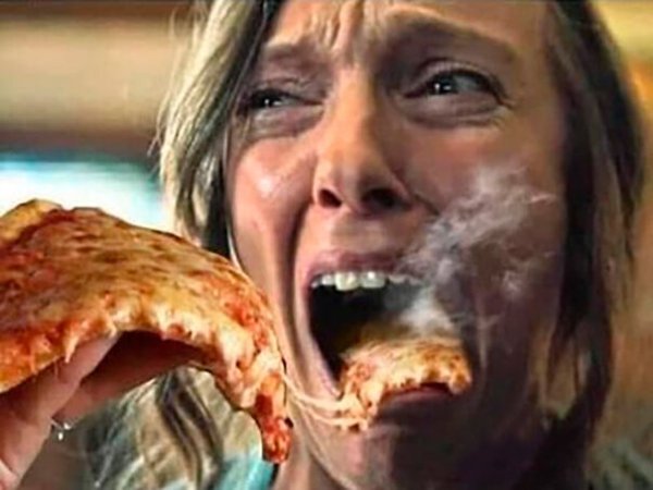 Awesome Combo: Horror Movie Screams And Hot Pizza (23 pics)