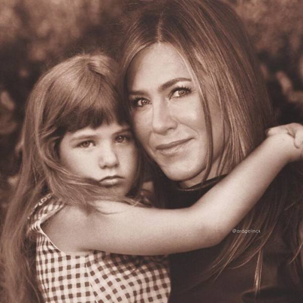Celebrities And Their Younger Selves (28 pics)