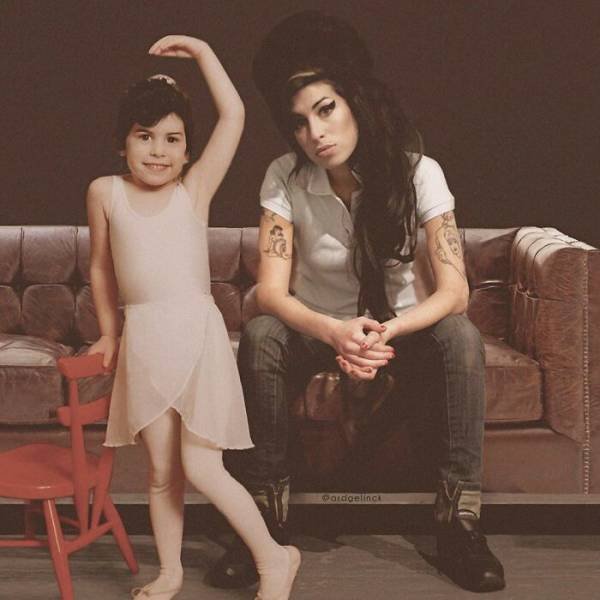 Celebrities And Their Younger Selves (28 pics)
